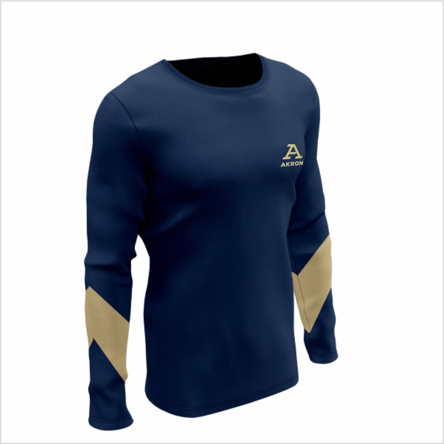 Akron Long-Sleeve Performance Shirt – Gold Strike