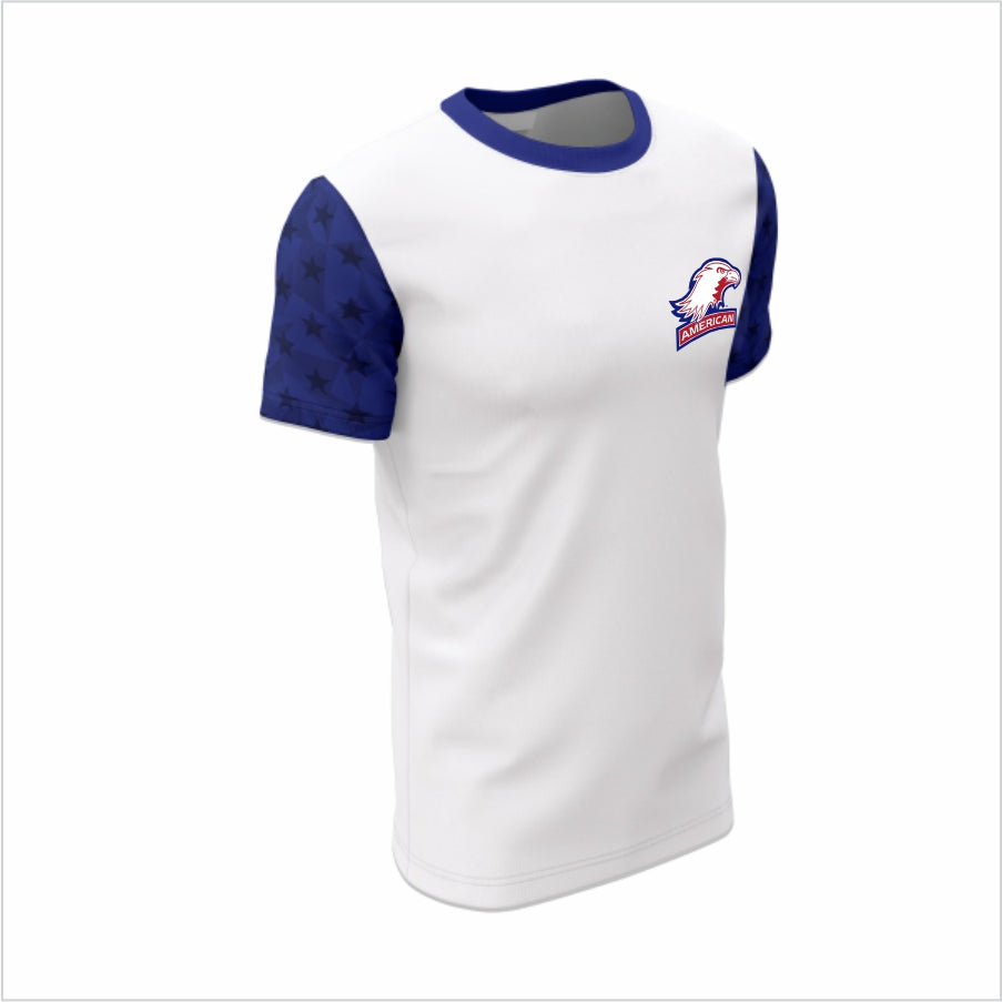 American University Short-Sleeve Performance Shirt – American Eagle Performance Crew