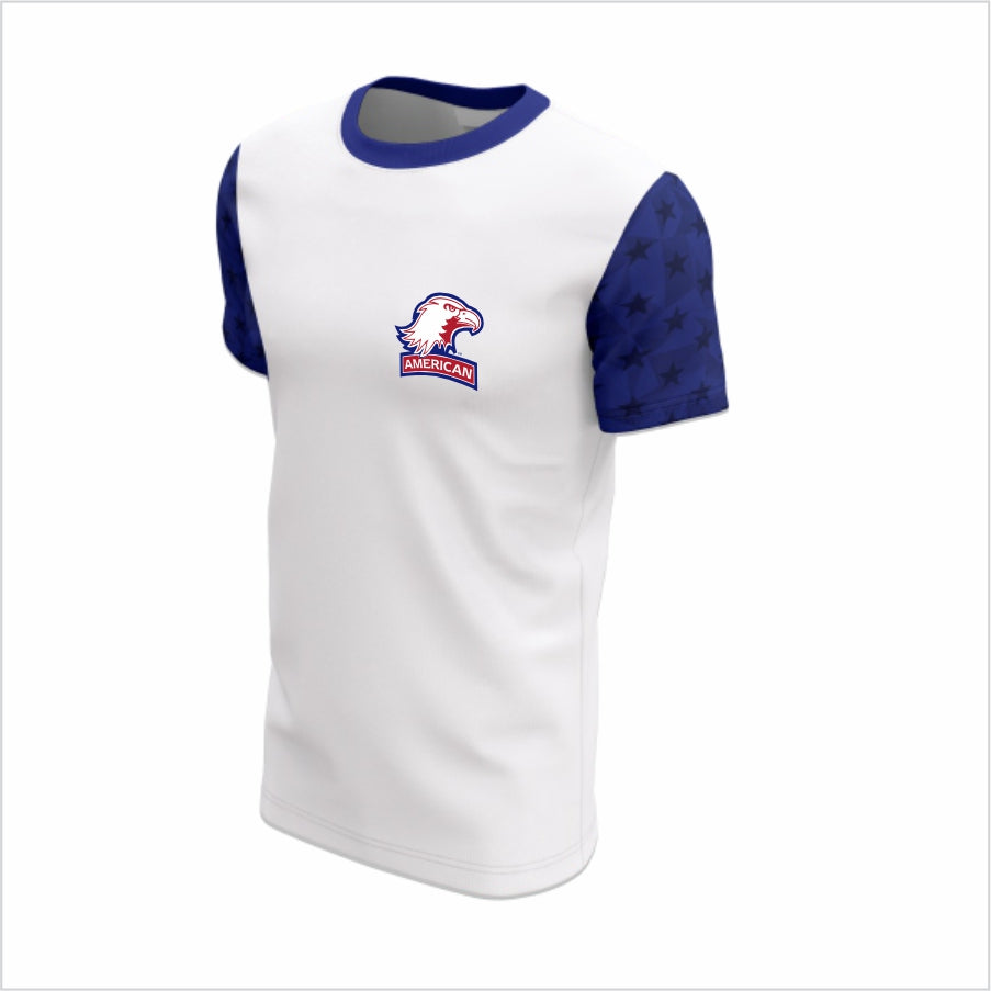 American University Short-Sleeve Performance Shirt – American Eagle Performance Crew