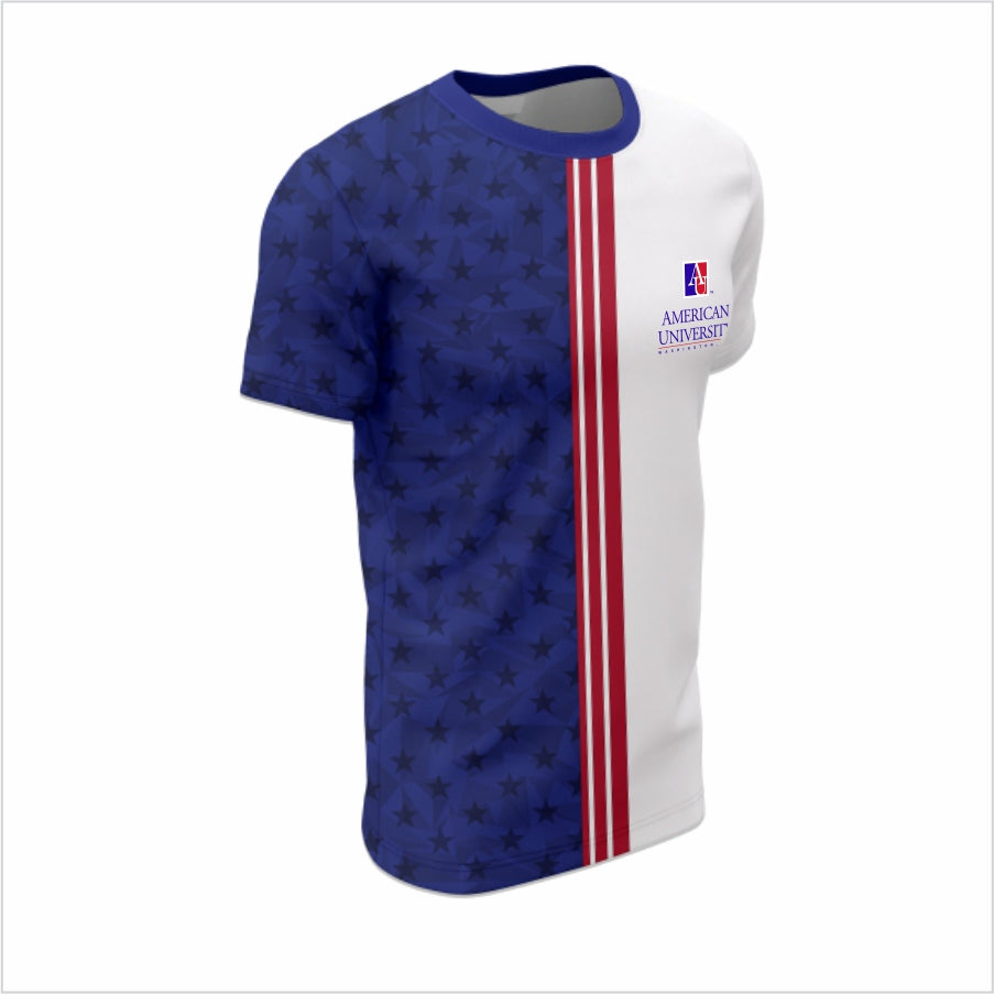 American University Short-Sleeve Performance Shirt –AU Victory Line Performance Tee