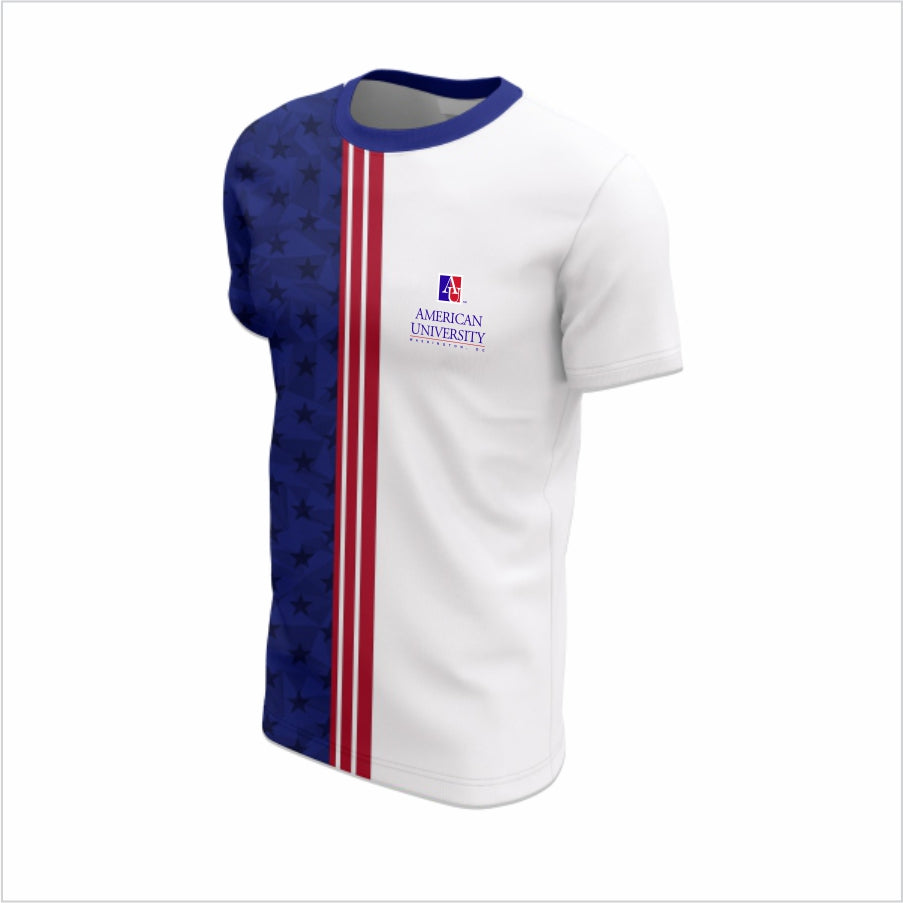 American University Short-Sleeve Performance Shirt –AU Victory Line Performance Tee