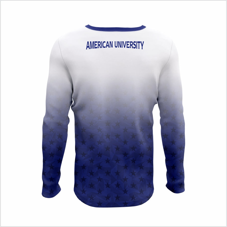 American University Long-Sleeve Shirt – Gradient & Stylish