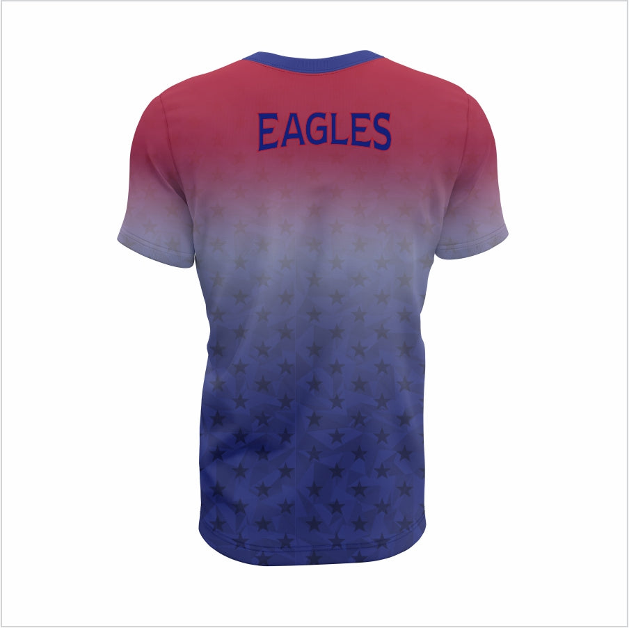 American University Short-Sleeve Shirt – Bold & Patriotic