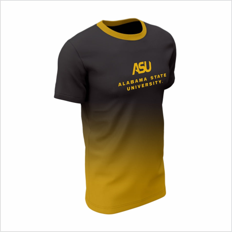Alabama State University Short-Sleeve Performance Shirt – ASU Fade Short Sleeve Tee