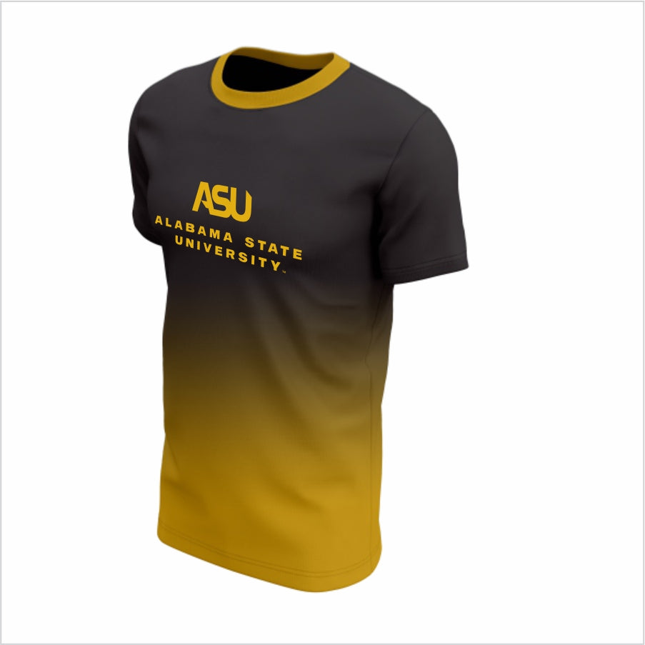 Alabama State University Short-Sleeve Performance Shirt – ASU Fade Short Sleeve Tee