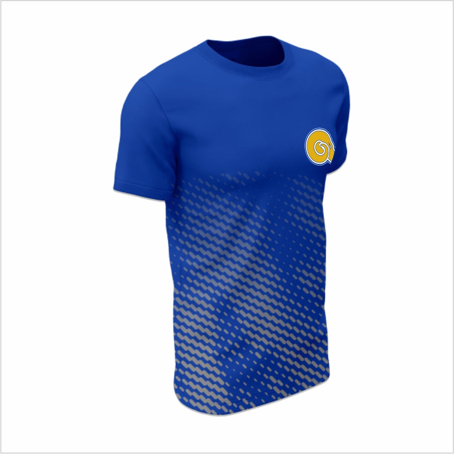 Albany State University Short-Sleeve Performance Shirt –ASU Blue Velocity Dot Tee