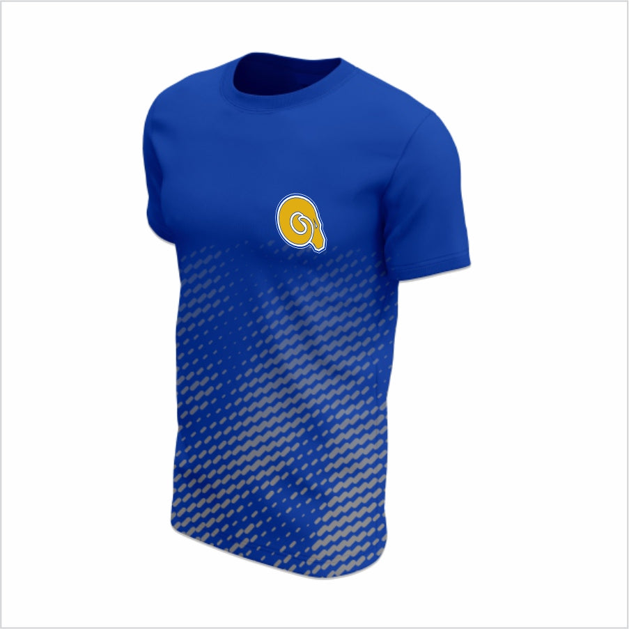 Albany State University Short-Sleeve Performance Shirt –ASU Blue Velocity Dot Tee