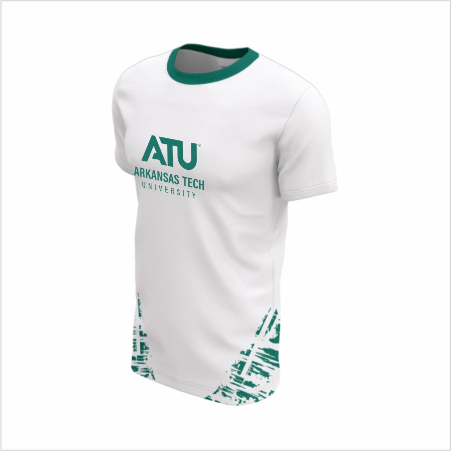 Arkansas Tech University Short-Sleeve Performance Shirt –ATU Whiteout Grid Tee