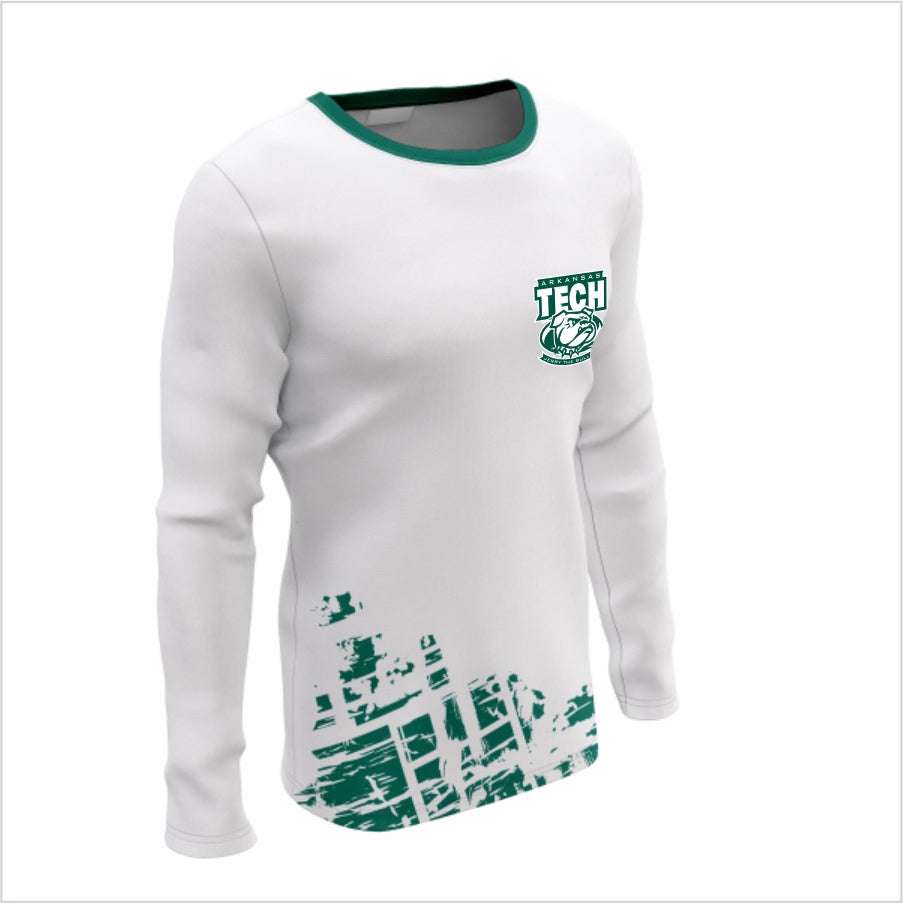 Arkansas Tech University Long-Sleeve Performance Shirt- Arkansas Tech Urban Grid