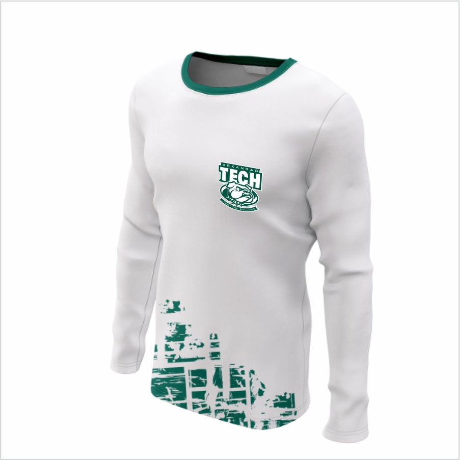 Arkansas Tech University Long-Sleeve Performance Shirt- Arkansas Tech Urban Grid