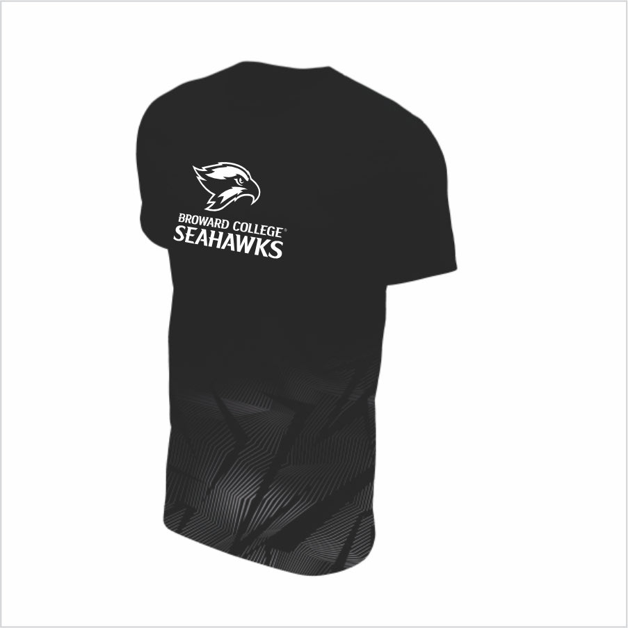 Broward College Short-Sleeve Performance Shirt – Seahawks Shadow Motion
