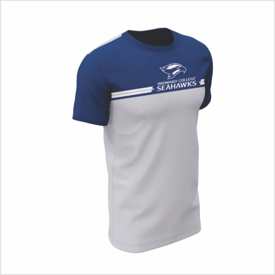 Broward College Short-Sleeve Performance Shirt – Seahawks Horizon Block