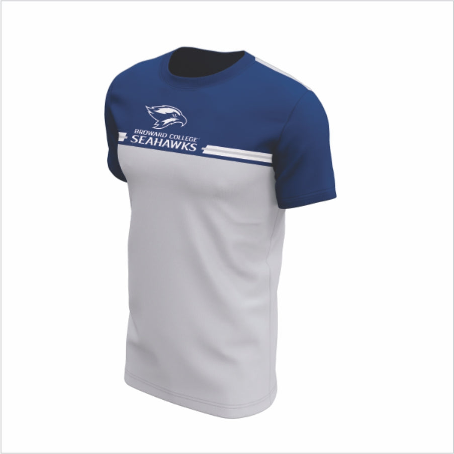 Broward College Short-Sleeve Performance Shirt – Seahawks Horizon Block