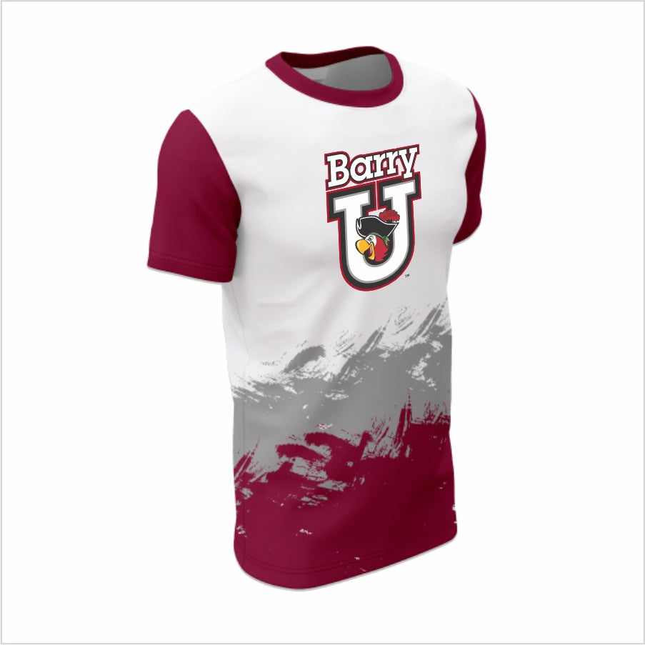 Barry University Short-Sleeve Performance Shirt –Barry U Paint Rush Tee