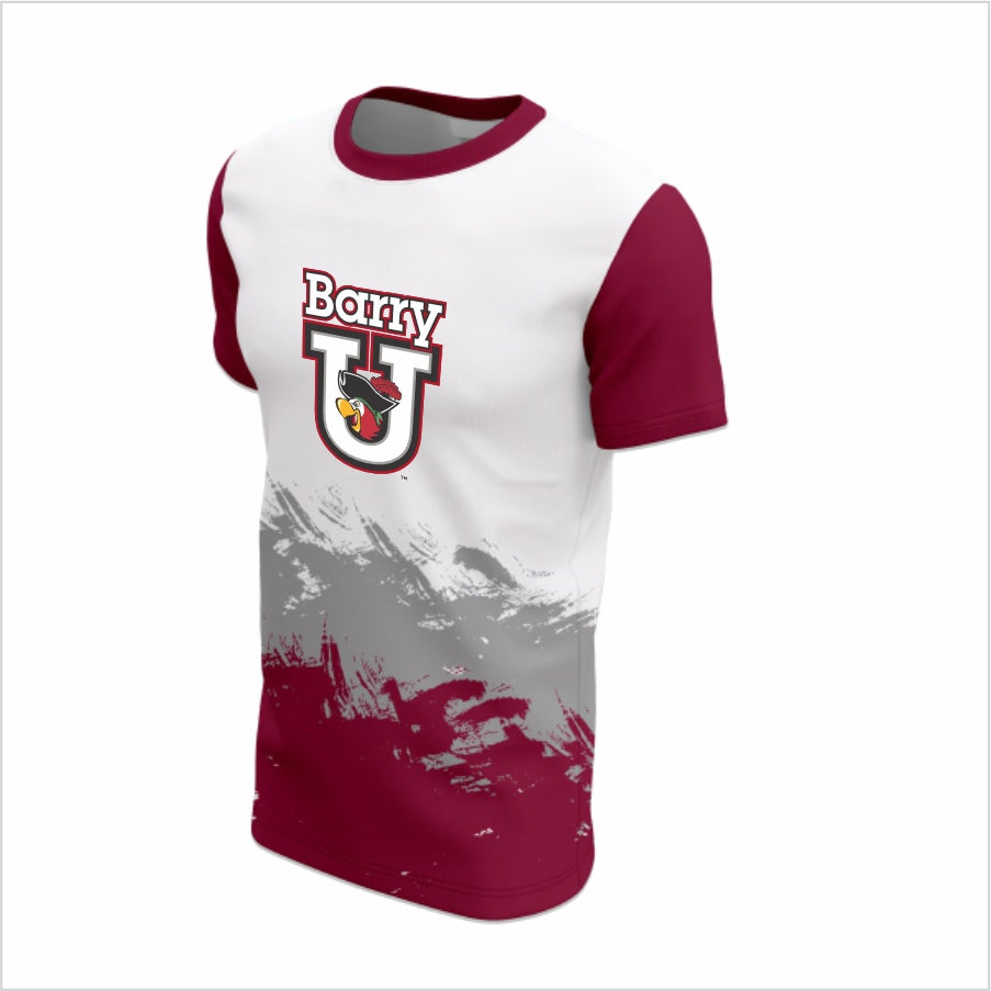 Barry University Short-Sleeve Performance Shirt –Barry U Paint Rush Tee