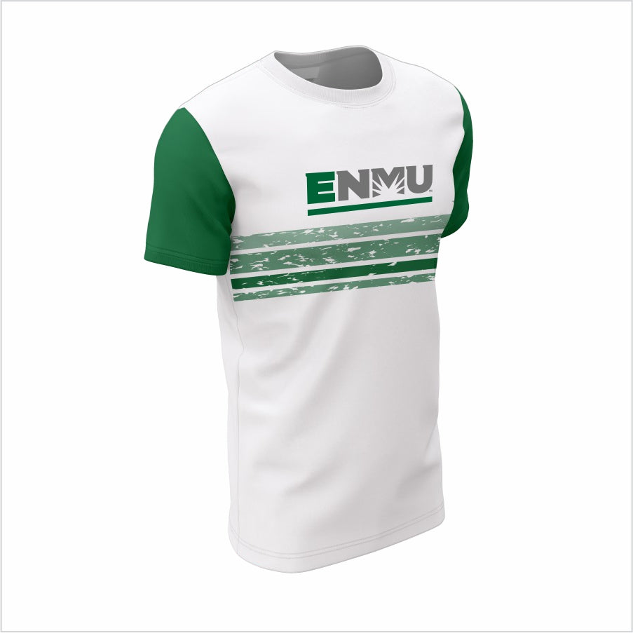Eastern new mexico University Short-Sleeve Performance Shirt –ENMU Legacy Stripe Tee