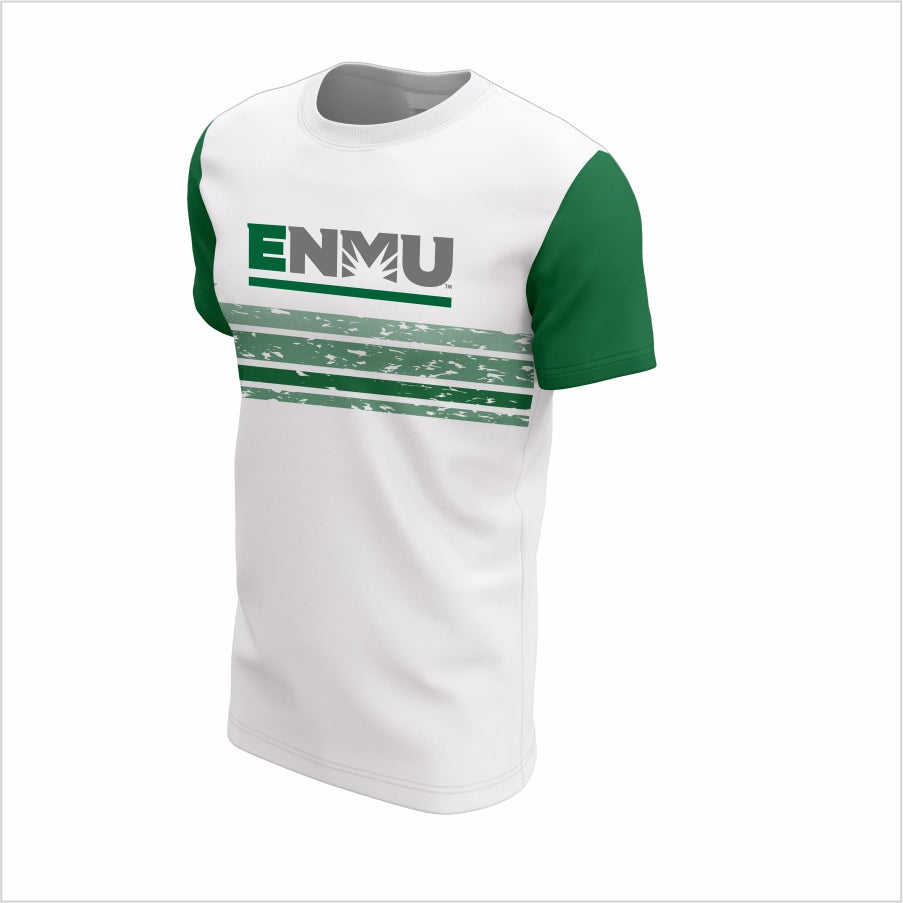 Eastern new mexico University Short-Sleeve Performance Shirt –ENMU Legacy Stripe Tee
