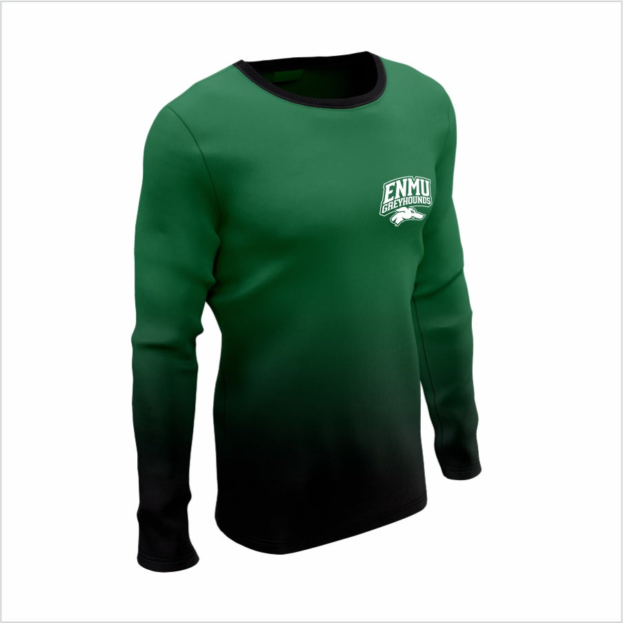 Eastern New Mexico University Long-Sleeve Performance Shirt-ENMU Fade-Out Performance