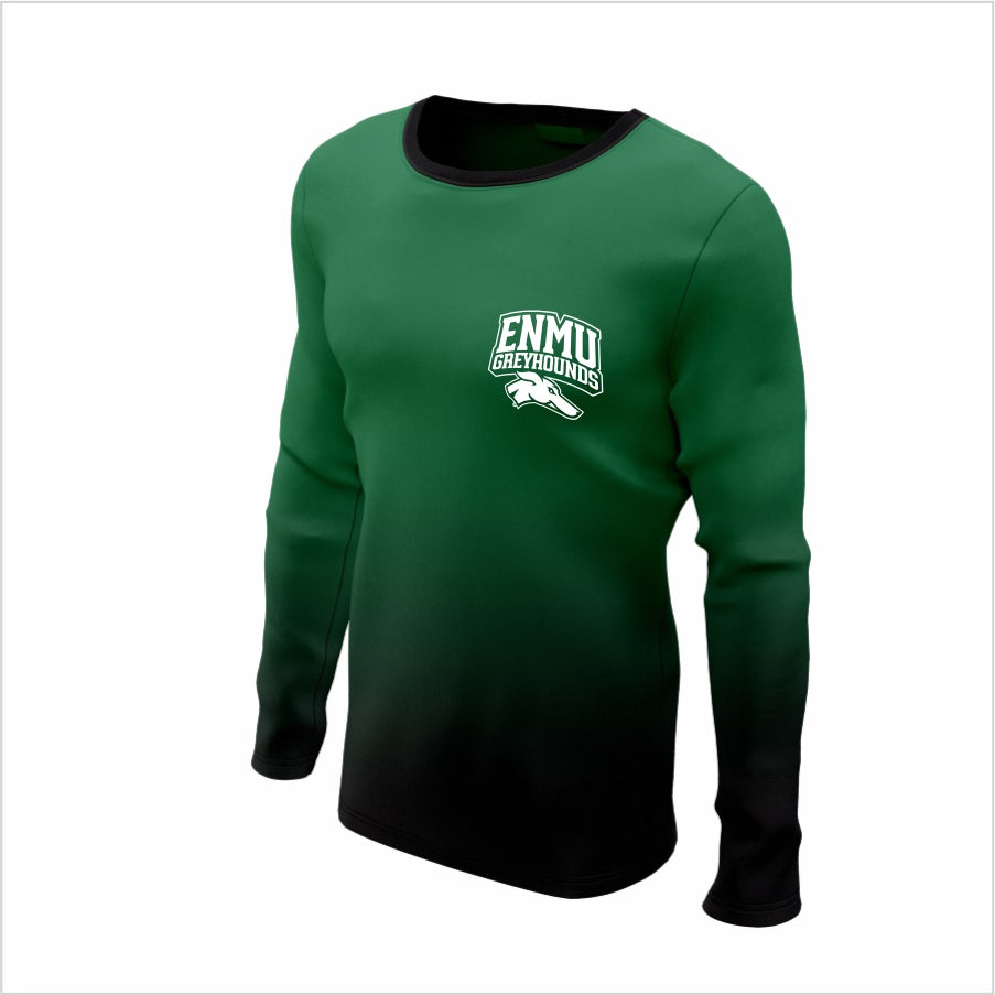 Eastern New Mexico University Long-Sleeve Performance Shirt-ENMU Fade-Out Performance
