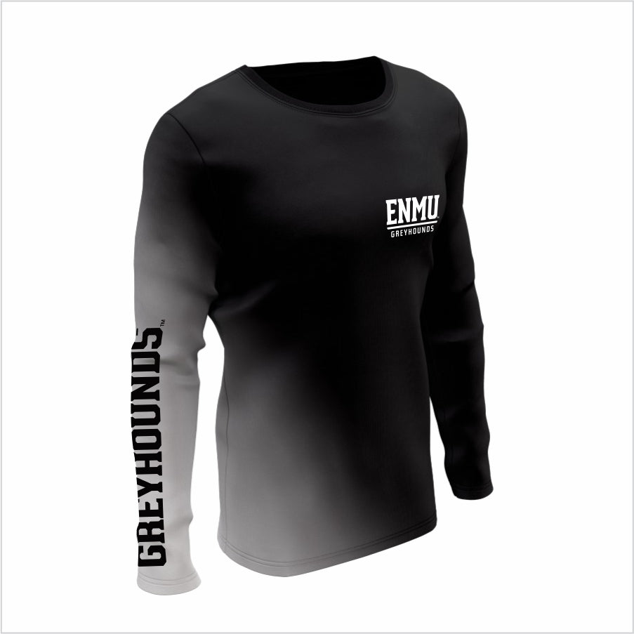 Eastern New Mexico University Long-Sleeve Performance Shirt-ENMU Shadow Fade