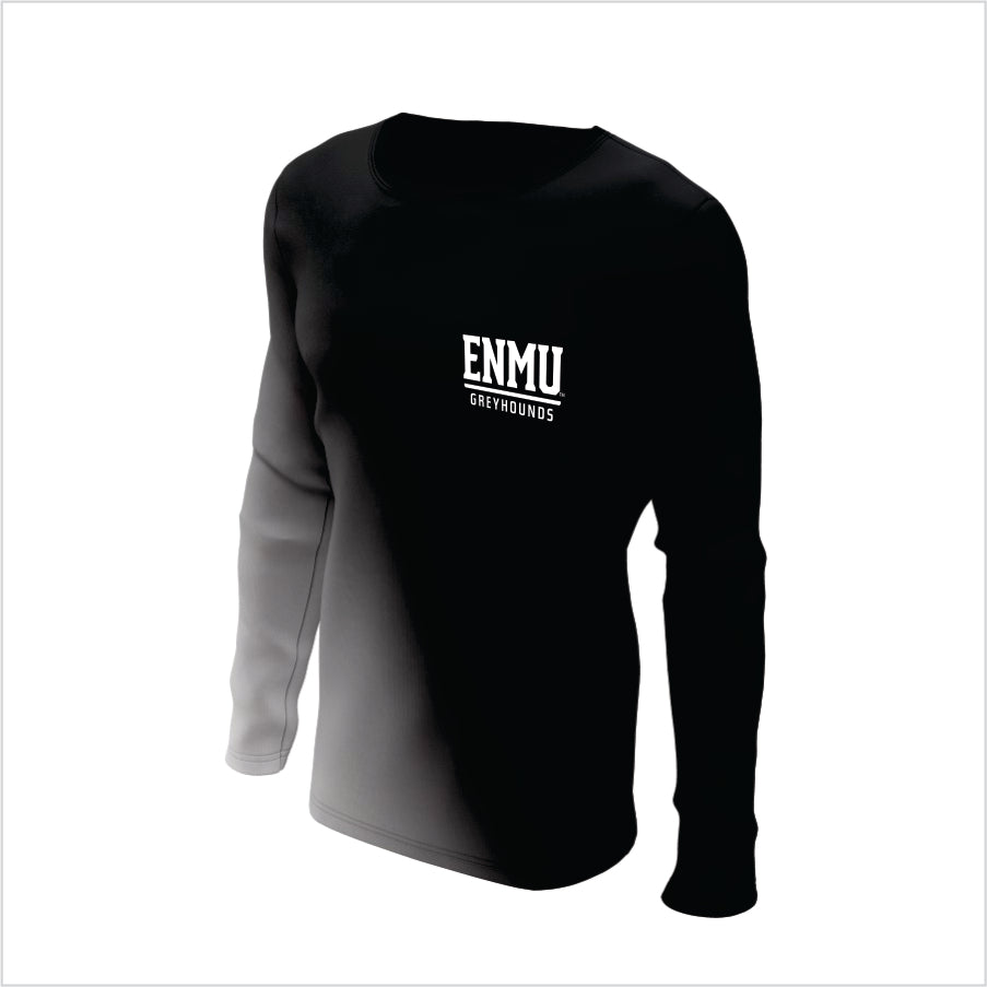 Eastern New Mexico University Long-Sleeve Performance Shirt-ENMU Shadow Fade