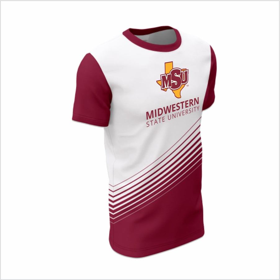 MIdwestern State University Short-Sleeve Performance Shirt – MSU Texas Velocity Tee