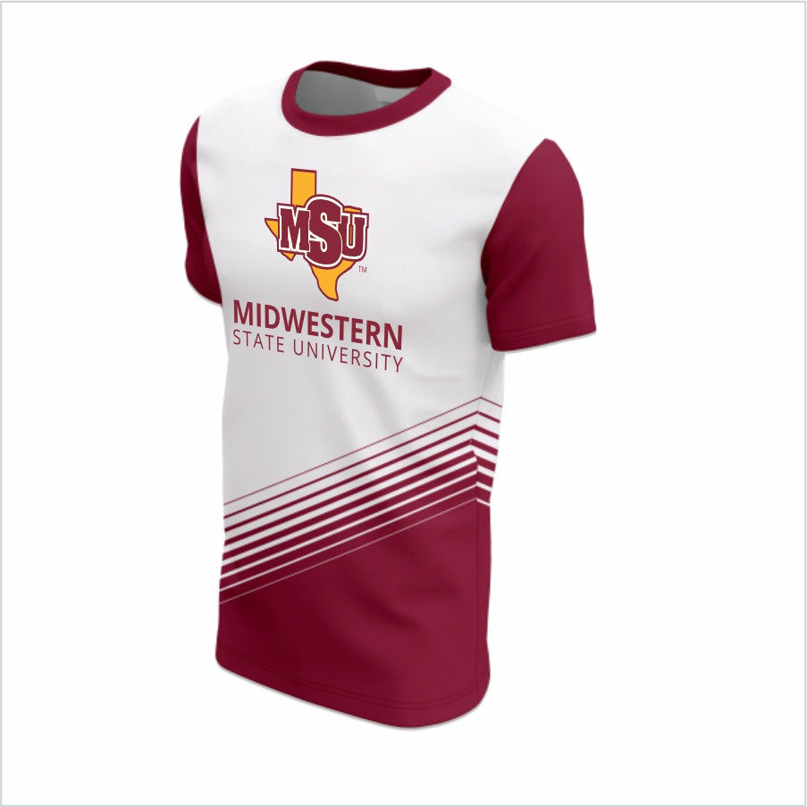 MIdwestern State University Short-Sleeve Performance Shirt – MSU Texas Velocity Tee