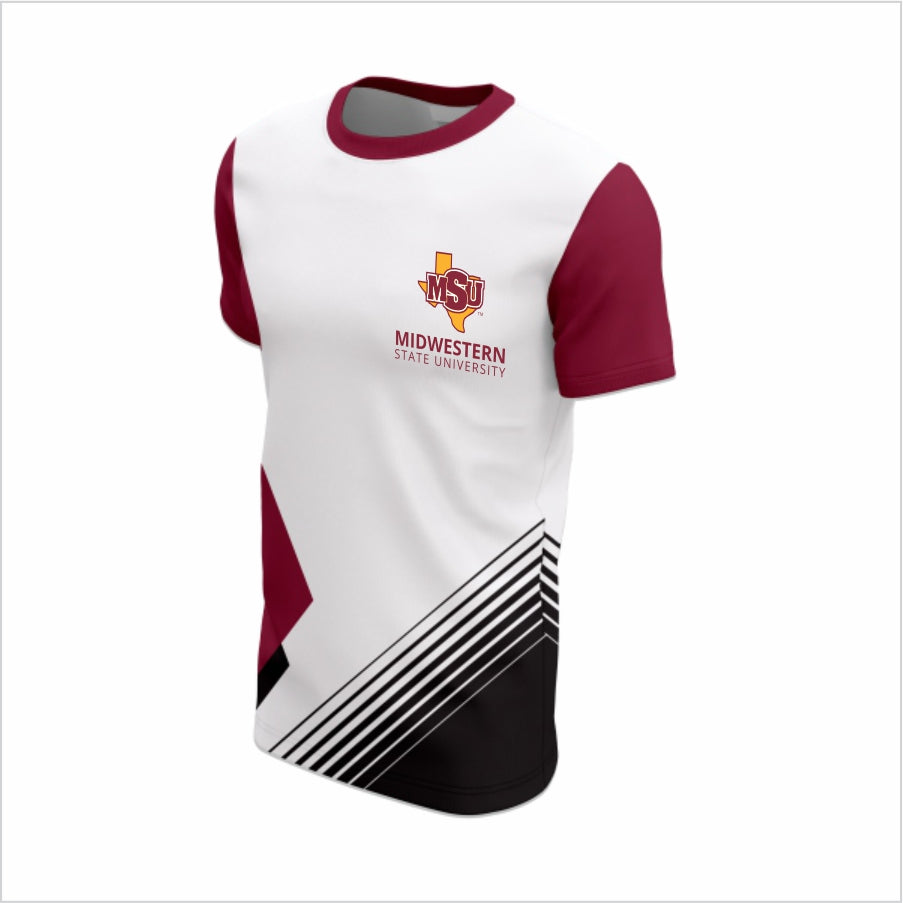 MIdwestern State University Short-Sleeve Performance Shirt – MSU Texas Impact Tee