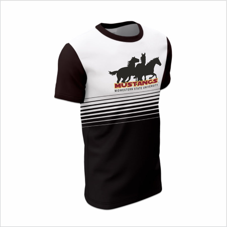 MIdwestern State University Short-Sleeve Performance Shirt –MSU Mustangs Rush Tee