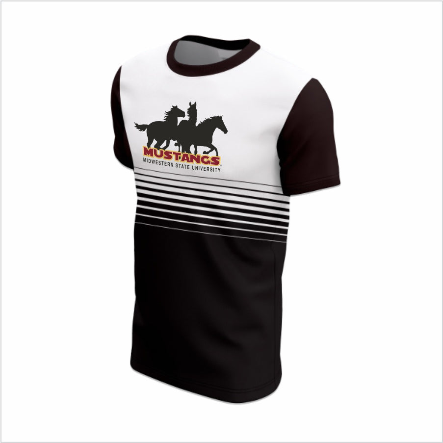 MIdwestern State University Short-Sleeve Performance Shirt –MSU Mustangs Rush Tee