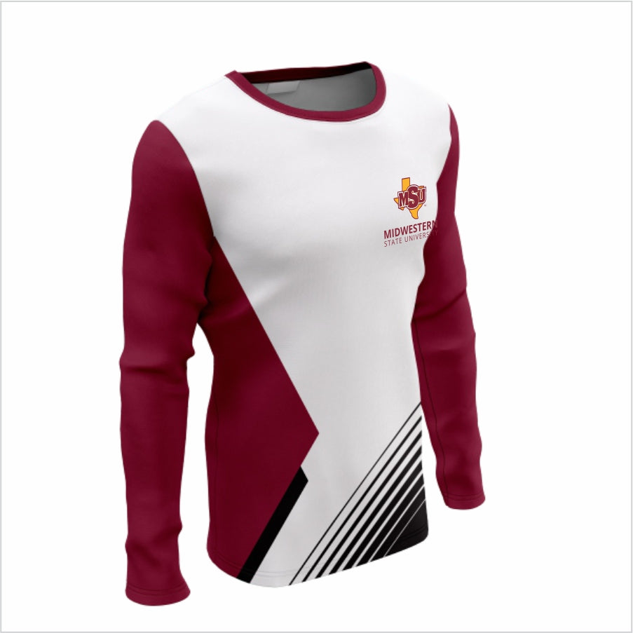 Midwestern State University Long-Sleeve Performance Shirt-MSU Texas Momentum
