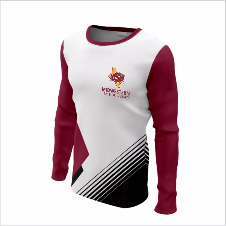 Midwestern State University Long-Sleeve Performance Shirt-MSU Texas Momentum