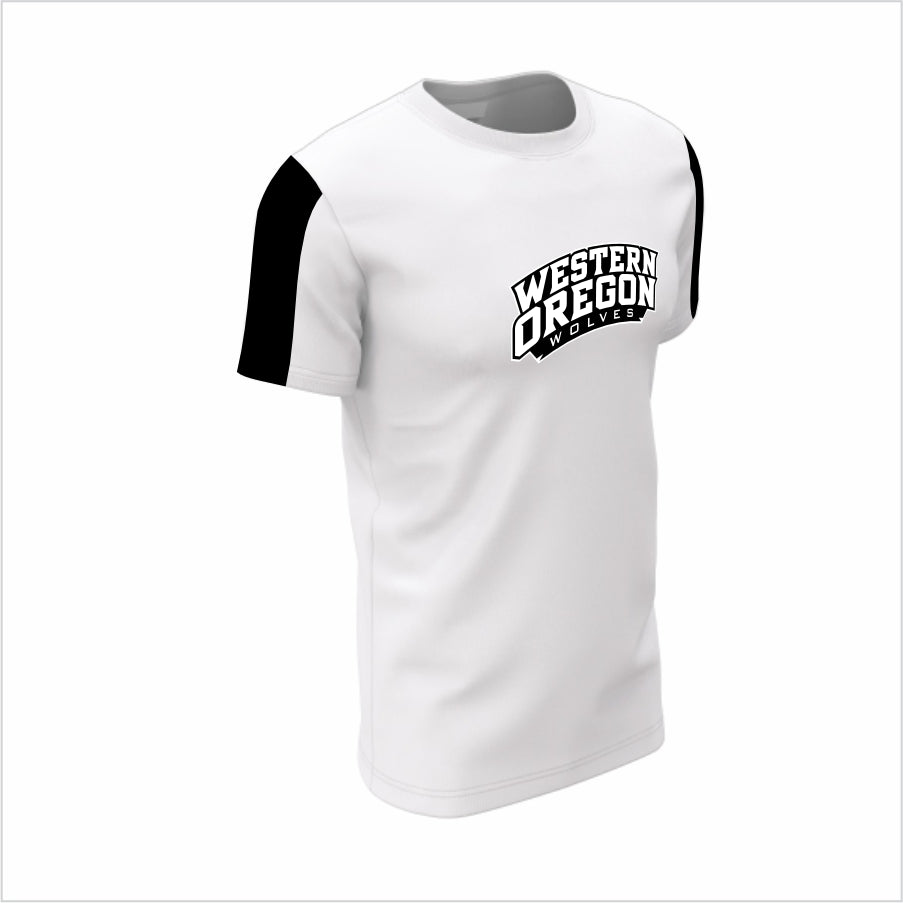 Western Oregon University Short-Sleeve Performance Shirt – Western Oregon Wolves Contrast