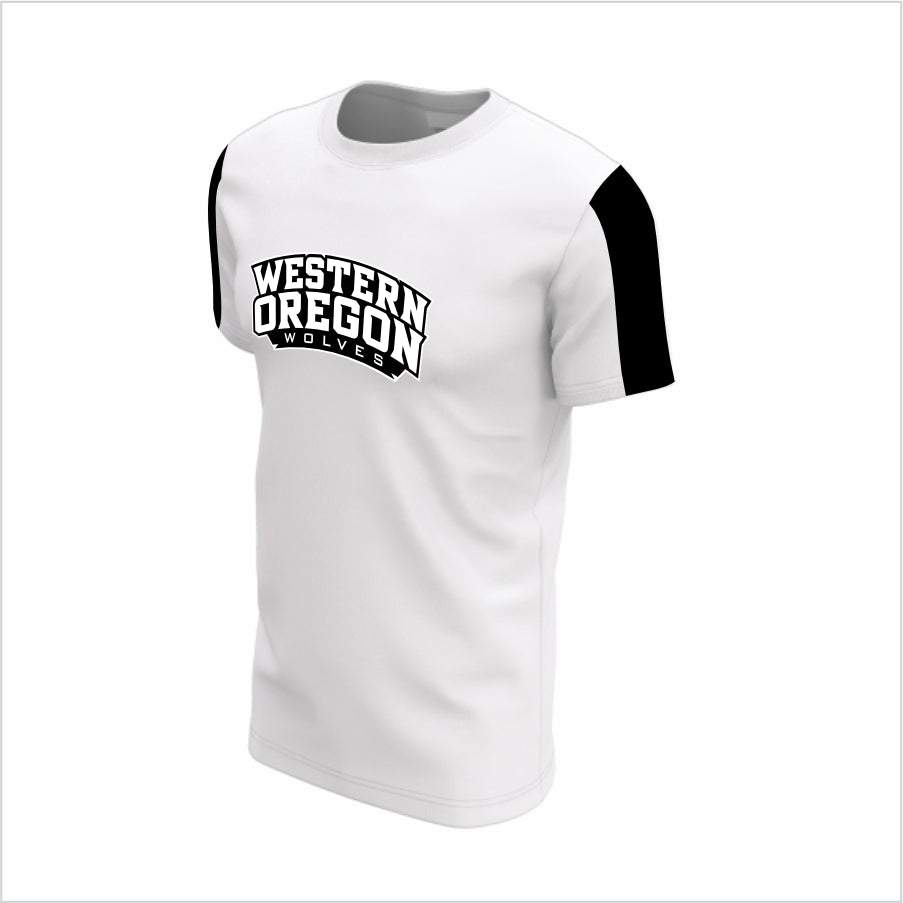 Western Oregon University Short-Sleeve Performance Shirt – Western Oregon Wolves Contrast