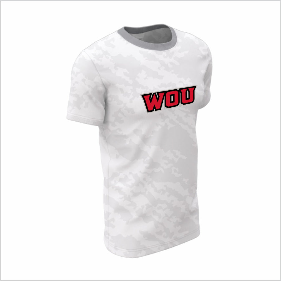 Western Oregon University Short-Sleeve Performance Shirt – WOU Camo Performance Tee
