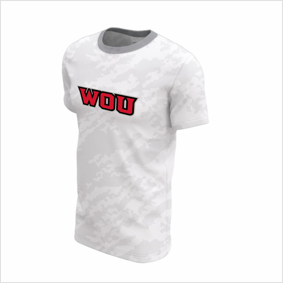 Western Oregon University Short-Sleeve Performance Shirt – WOU Camo Performance Tee