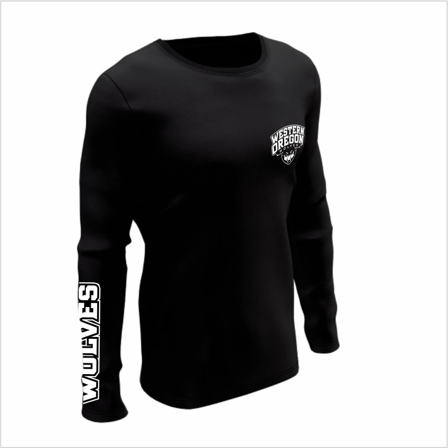 Western Oregon University Long-Sleeve Performance Shirt - Western Oregon Wolves