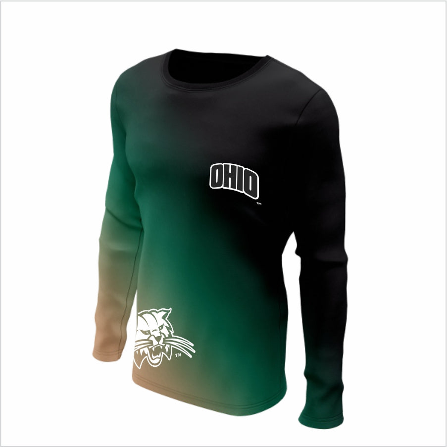 Ohio University Long-Sleeve Shirt– Green Storm Bobcats