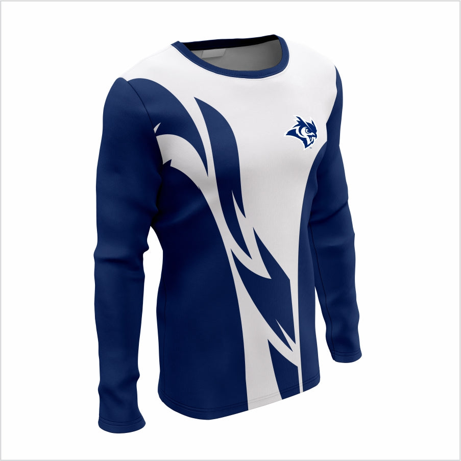 Rice University Long-Sleeve Performance Shirt - Rice Owls Tribal