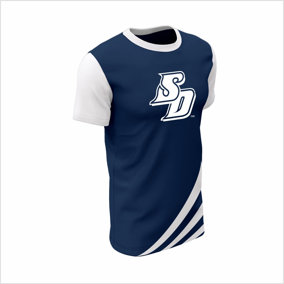 University of San Diego Short-Sleeve Performance Shirt – USD Toreros Motion Stripe Tee
