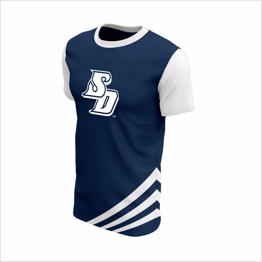 University of San Diego Short-Sleeve Performance Shirt – USD Toreros Motion Stripe Tee