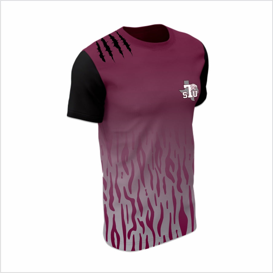 Texas Southern University Short-Sleeve Performance Shirt –TSU Tiger Fade Slash Tee