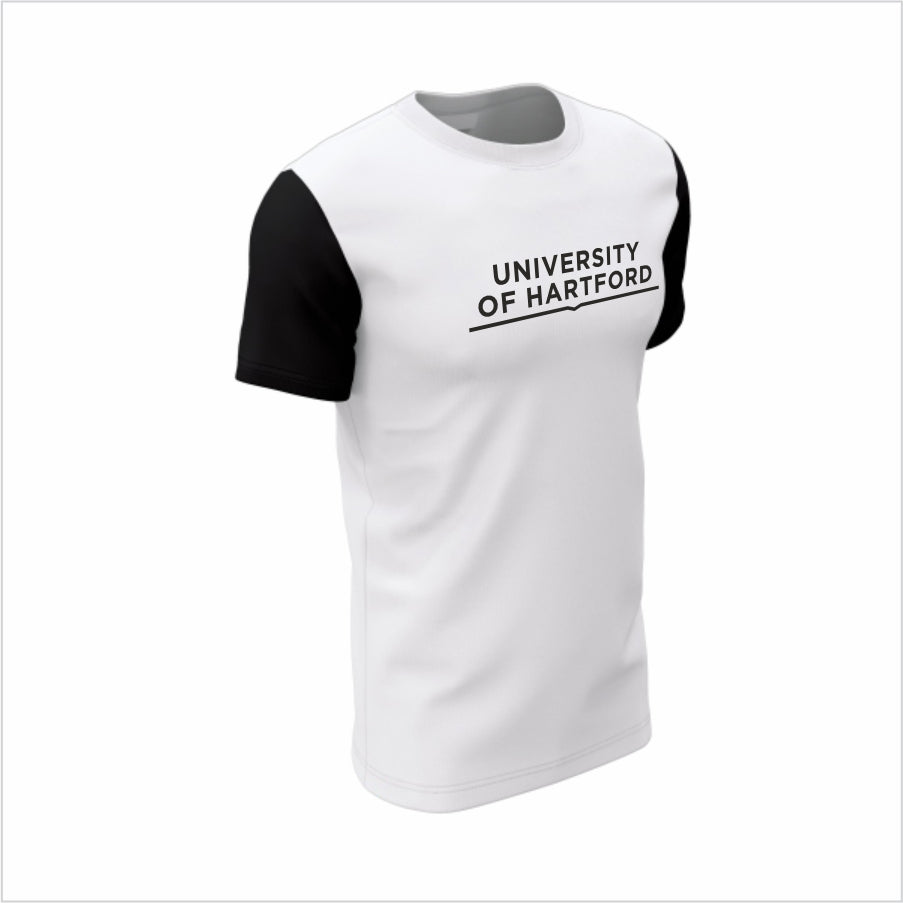 University of Hartford Short-Sleeve Performance Shirt –Hartford Contrast Block Tee