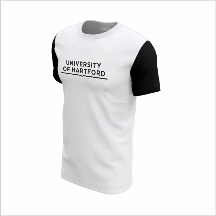University of Hartford Short-Sleeve Performance Shirt –Hartford Contrast Block Tee
