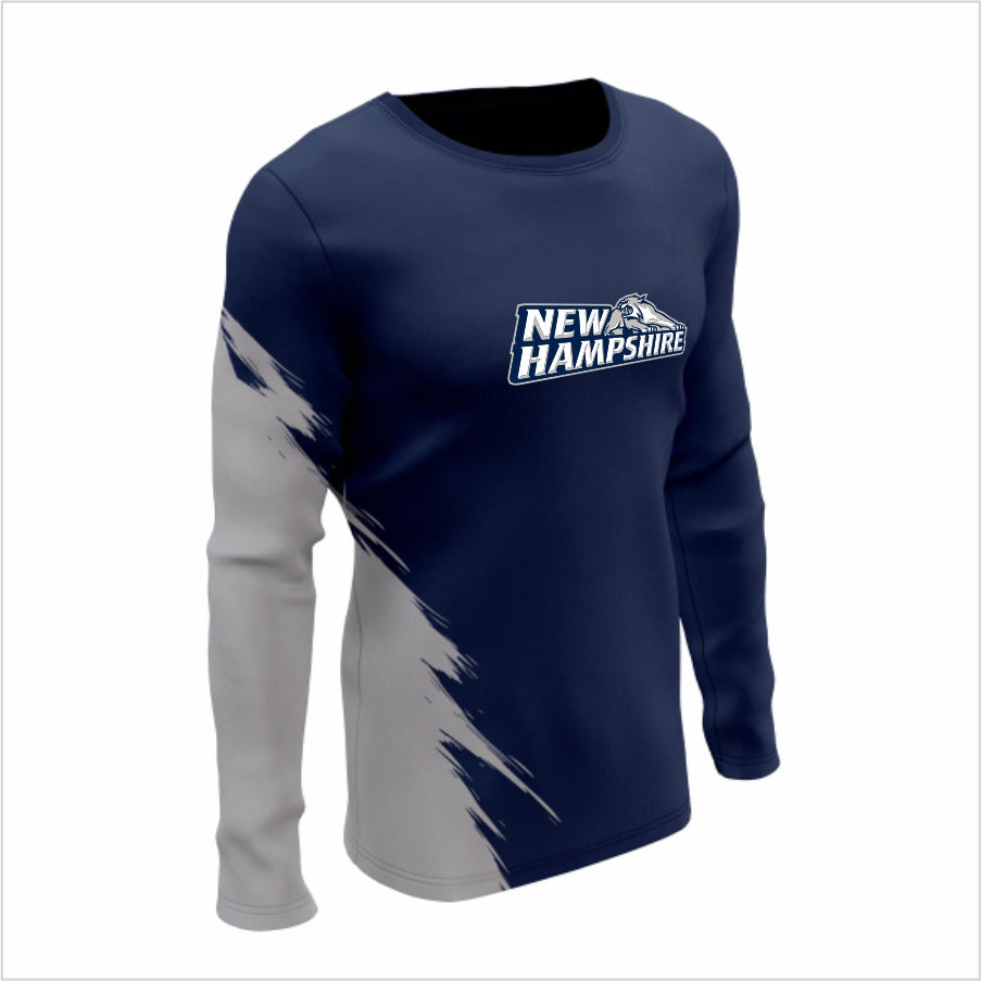 UNH Long-Sleeve Performance Shirt-Wild Rush Long-Sleeve Tee