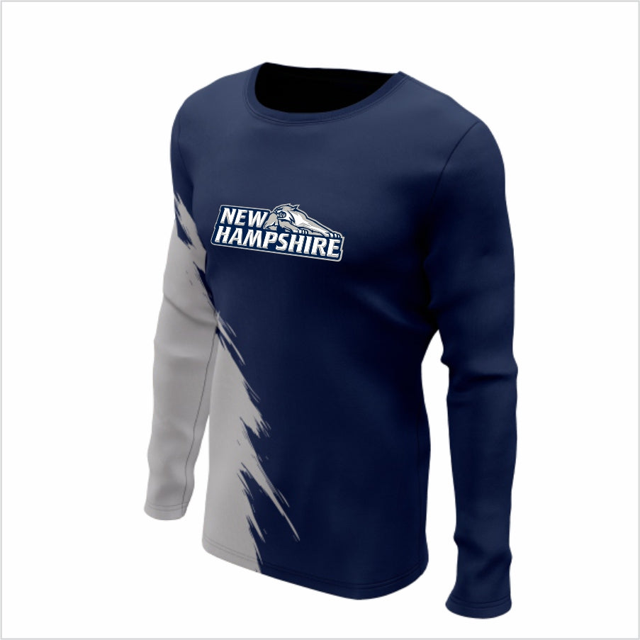 UNH Long-Sleeve Performance Shirt-Wild Rush Long-Sleeve Tee