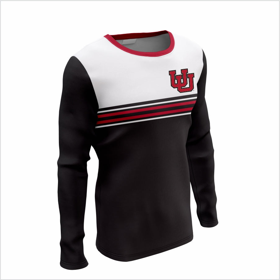 University of Utah Long-Sleeve Shirt – Classic Red & Black
