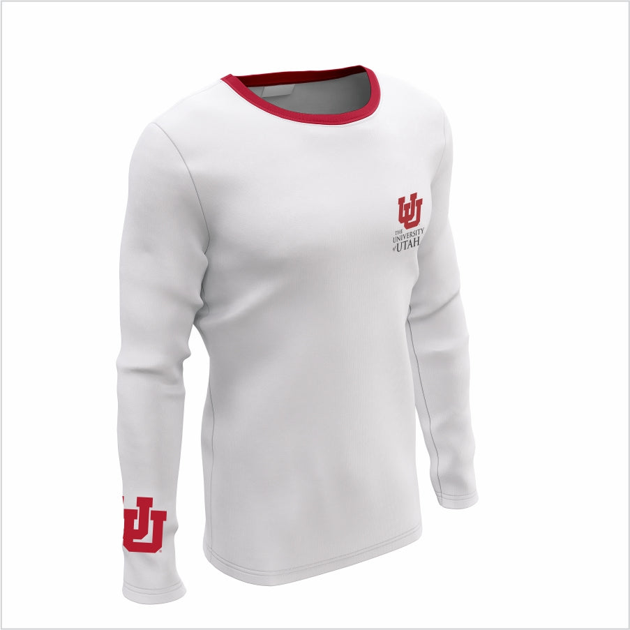 University of Utah Long-Sleeve Shirt – Crest Sleeve