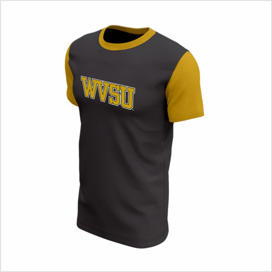 WVSU Short-Sleeve Shirt – Black & Gold Game Day