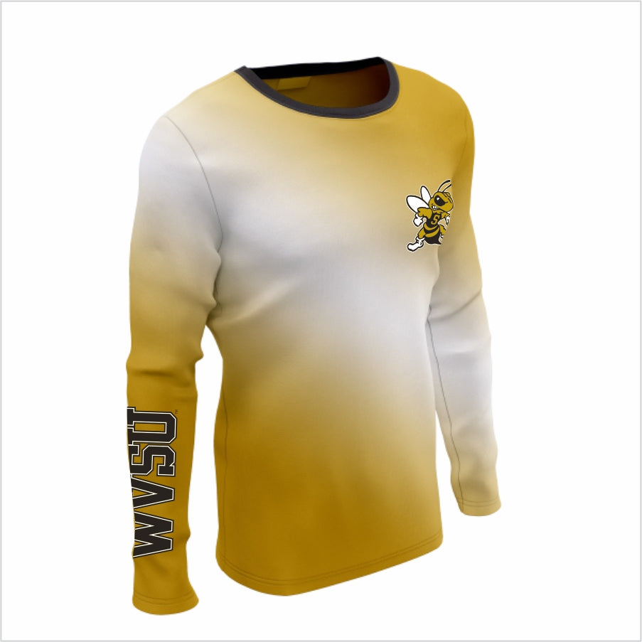 WVSU Long-Sleeve Shirt – Gold Ombre Jackets